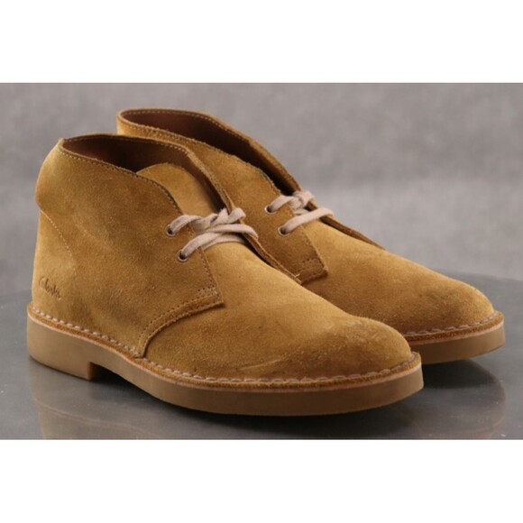 Clarks Men's Desert Boots Size 7 M Suede Tan - Picture 5 of 11